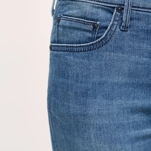 MOTHER Ankle Cropped Blue Jeans Size 30 The Dropout Montanaa Sky Denim Casual - Picture 3 of 9